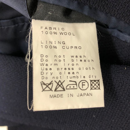 美品◆リングヂャケット  マイスター テーラードジャケット 3ボタン段返り ウール RT056S42X メンズ ネイビー サイズ44 RING JACKET 【AFA11】