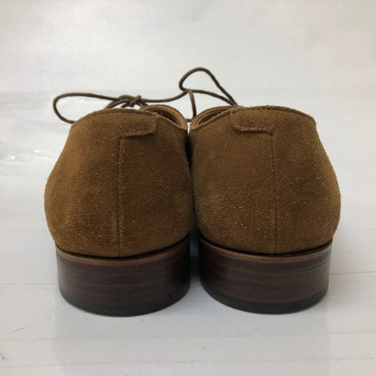 グレンソン プレーントゥ 31029 スエード  ブラウン メンズ サイズUK7 GRENSON 約25.5cm【YB6】