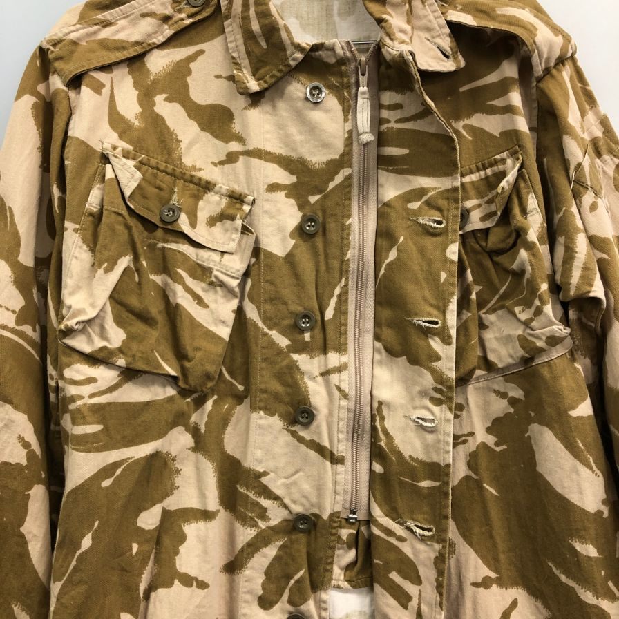 極美品◆イギリス軍 ジャケット LIGHTWEIGHT COMBAT デザート DPMカモ 実物放出 ブラウン系 サイズ170/96 【AFB16】
