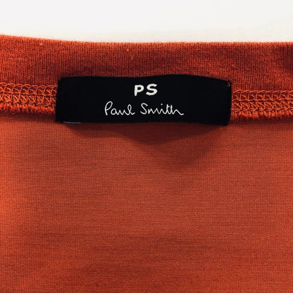 美品◆ポールスミス バイカラー ノースリーブ ワンピース オレンジ×ブラック サイズM Paul Smith 【AFF19】