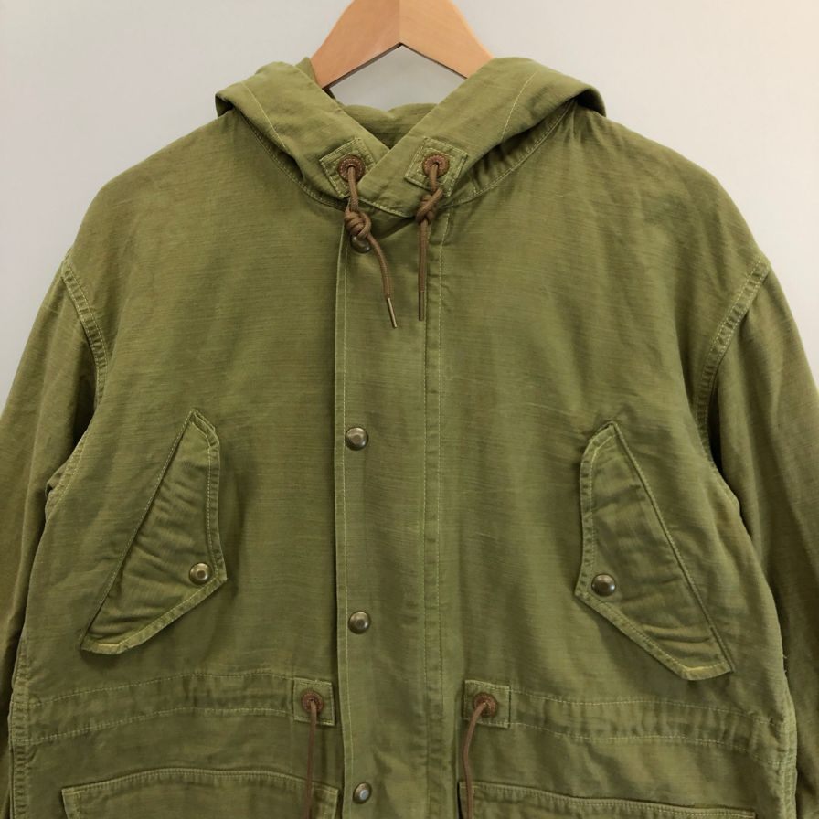 ダブルアールエル ラルフローレン モッズコート M-06 カーキ メンズ サイズ2 RRL RALPH LAUREN【LA】