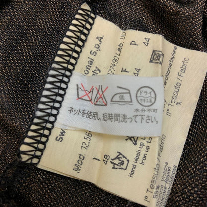 中古◆フェンディ 半袖Tシャツ FF柄 ビンテージ イタリア製 レディース サイズ34インチ ブラウン FENDI 【AFB34】