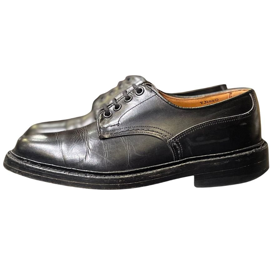 トリッカーズ レザーシューズ 5636 ウッドストック レザー メンズ サイズUK6 ブラック Tricker’s ビジネスシューズ 約25.0cm【LA】【中古】