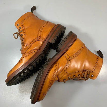 トリッカーズ M2508 カントリーブーツ カーフ メンズ エイコンアンティーク サイズUK9.5 Tricker's 約28.0cm【AFC31】