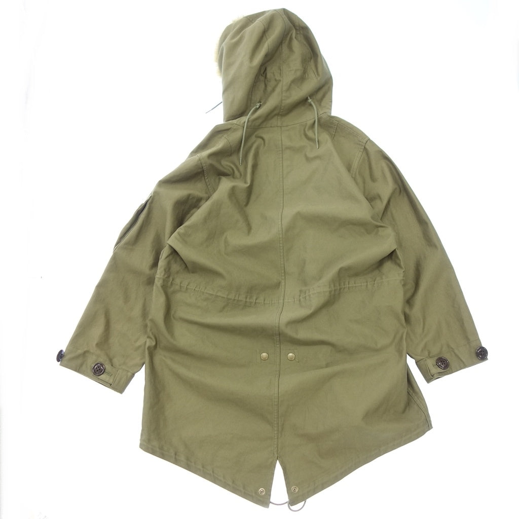 Used ◆MSG&amp;SONS Coat M1948 PARKA Fishtail Coyote Fur Men's Khaki Size M MSG&amp;SONS [AFB17] 