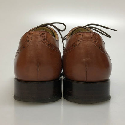 フウガシン レザーシューズ FDM4102 ウイングチップ ブラウン サイズUS8.5 FUGASHIN 約26.5cm【AFC44】