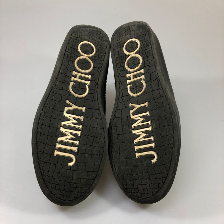 ジミー チュウ ハイカット スニーカーメンズ サイズ 43 ブラック＆ブルー jimmy choo 約28.0cm【AFC52】