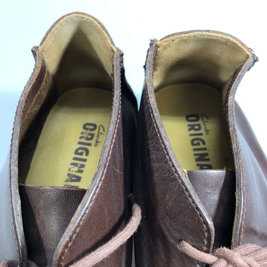 クラークス レザーシューズ チャッカブーツ ブラウン系 メンズ サイズUK8 G Clarks 約26.0cm【AFC47】