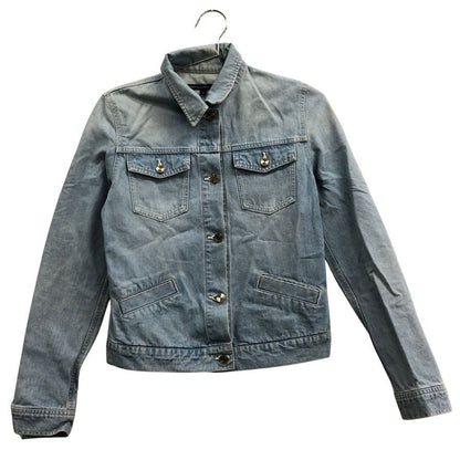 中古■ラルフローレン スポーツ デニムジャケット ショート丈 レディース サイズ11 ブルー系 Ralph Lauren Sports 【AFB12】