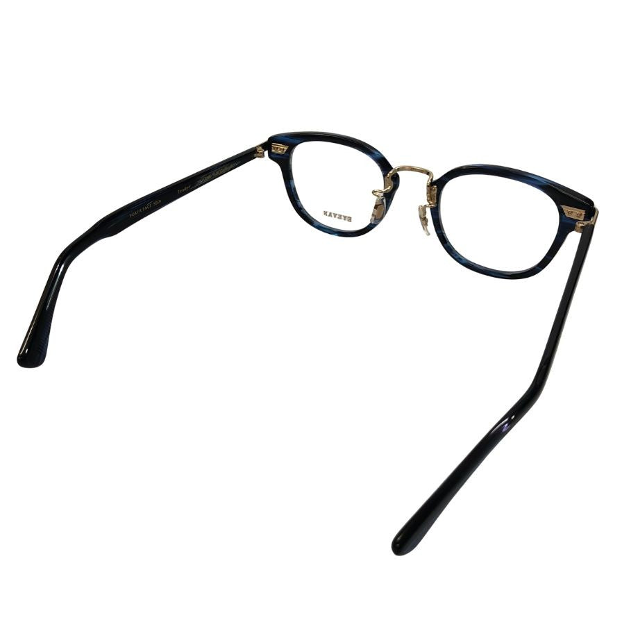 アイヴァン トレーダー ポーカーフェイス35周年 別注モデル メガネフレーム ブラック×ブルー サングラス EYEVAN Trader【AFI16】