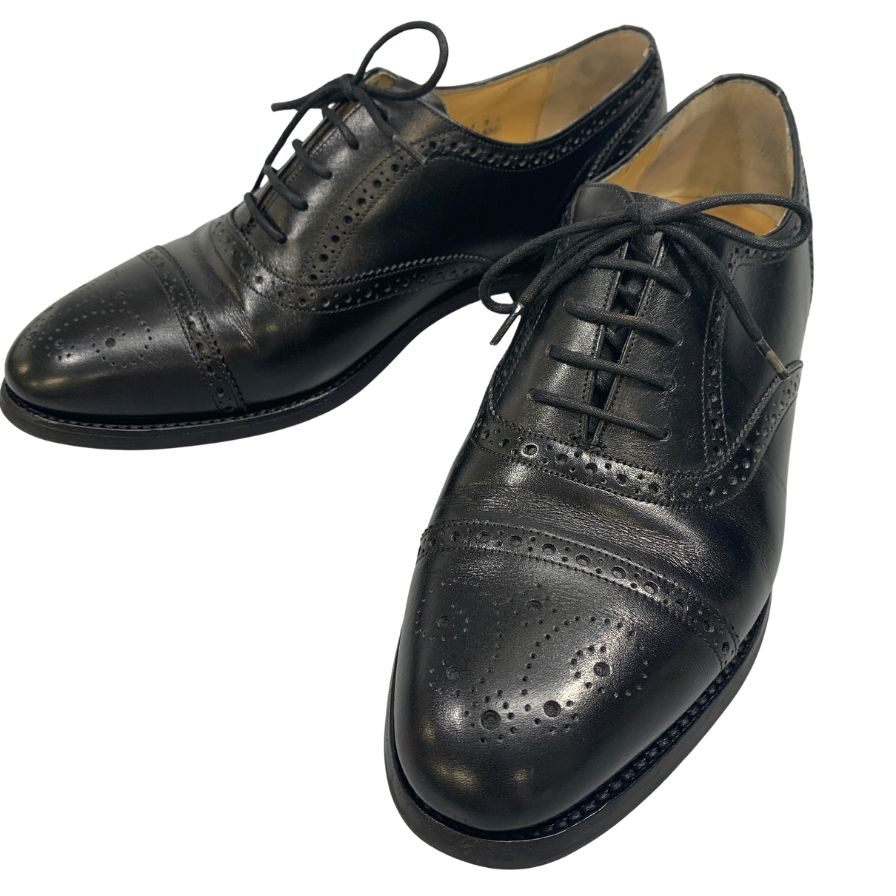 ロイドフットウェア レースアップシューズ ストレートチップ カーフレザー 2827ER01 メンズ ブラック サイズ8 Lloyd Footwear ビジネスシューズ 約26.5cm【LA】【中古】