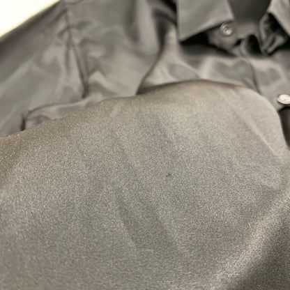 美品◆ディオール 長袖 ドレス シルク シャツ 20ss グレー メンズ サイズ38 DIOR 【AFB43】