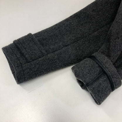 美品◆プラダ ショート丈 ダッフルコート 2014 SGH609 R132 メンズ サイズ46 グレー PRADA 【AFA8】