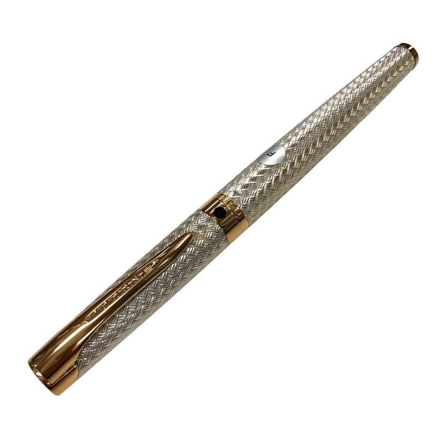 ウォーターマン 万年筆 シルバー×ゴールド ペン先18K750 F字 WATERMAN【AFI18-2】