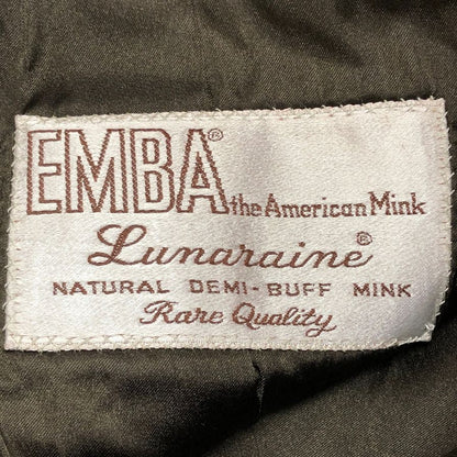 エンバ デミバフミンク ロングコート ネーム入り EMBAS【AFF21】