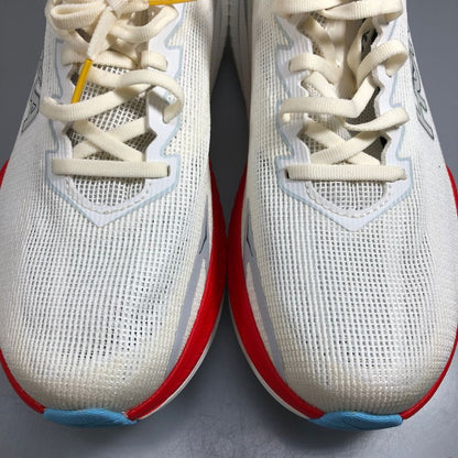 ホカオネオネ ランニングシューズ マッハ X3 ホワイト メンズ 26.5㎝ HOKA ONE ONE【AFC29】【中古】