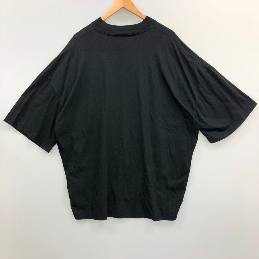 JIL SANDER 半袖モックブラック美品❗️ 美品◇ジルサンダー 半袖Tシャツ モックネック オーバーサイズ