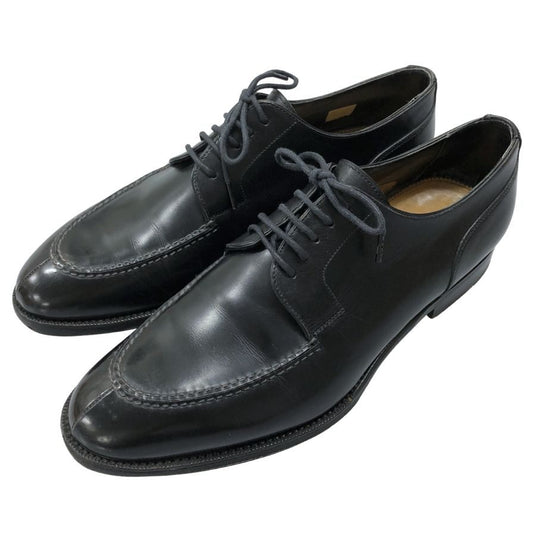 サントーニ レザーシューズ 51071 Uチップ メンズ サイズ6.5 ブラック Santoni 約26.5cm【AFC44】
