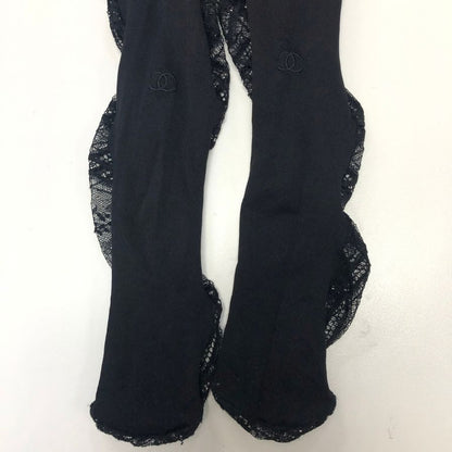シャネル タイツ レース ブラック サイズL CHANEL