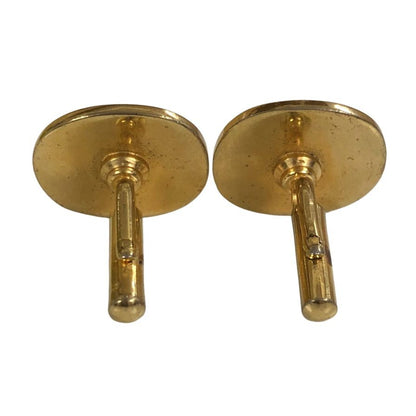 カルティエ カフス 3点セット ゴールド×ブラウン メンズ cartier