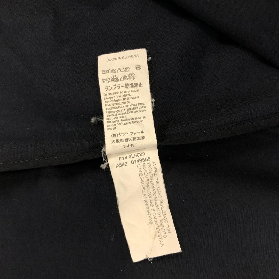 中古◆レ コパン ジャケット シングル コットン ブラック系 レディース サイズ42 Les Copains 【AFB18】