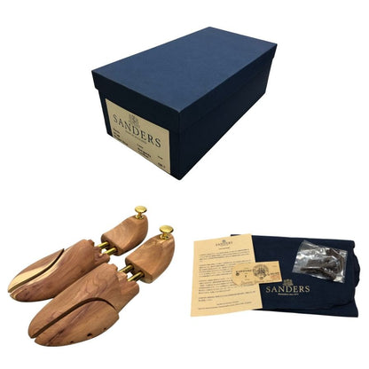 サンダース ギリーシューズ  ウィングチップ  9734R メンズ サイズ 7 ブラウン SANDERS 約26.0cm【AFD9】