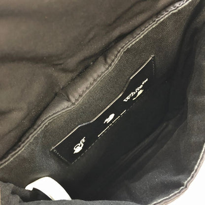 オフホワイト ショルダーバッグ  ナイロン ファスナー メンズ ブラック×イエロー  Off White【AFE6】