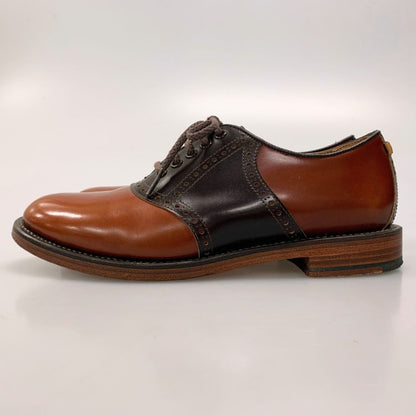 リーガル レザーシューズ B7F パンチド コンビ メンズ ブラウン 24cm REGAL 約24.0cm【AFC45】
