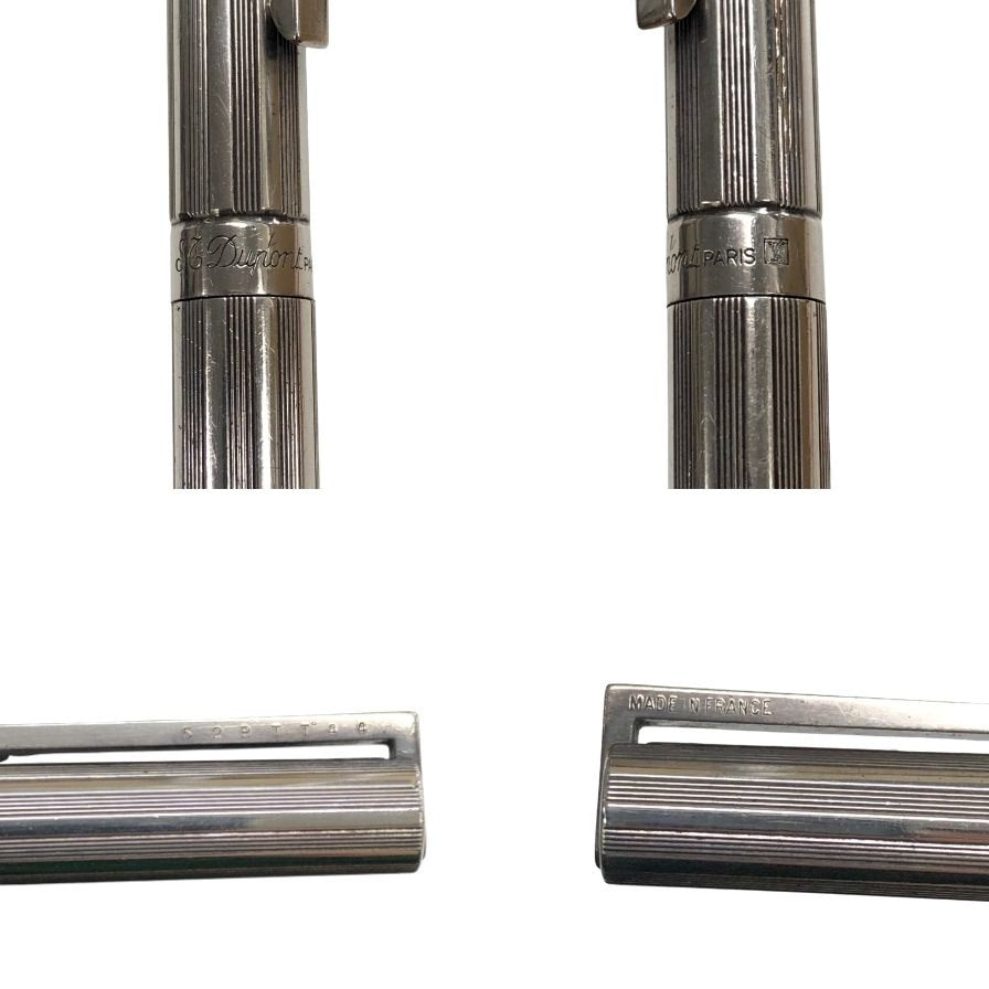 エステー デュポン ボールペン ツイスト式 52BTT44 シルバー系 S.T DUPONT【AFI14】