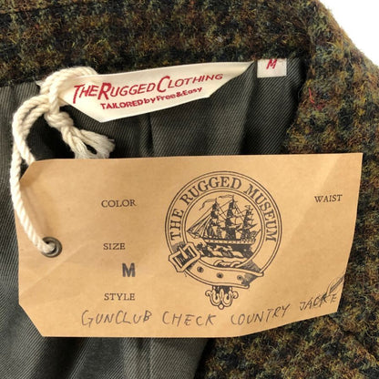 極美品◆ザ ラギッドクロージング ウール テイラード ジャケット メンズ サイズ M グリーン系 THE RUGGED CLOTHING 【AFA2】