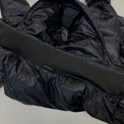 美品◆ヘルノ ダウンジャケット フーデッド PI0029U--12051-9300 メンズ ブラック サイズ48 HERNO 【AFA18】