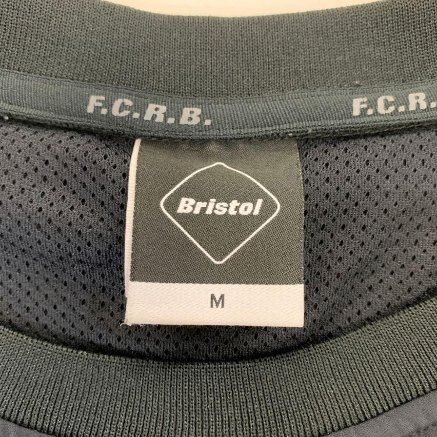 美品◆エフシー レアル ブリストル 21AW スウェット クルーネック ブラック メンズ サイズM FCRB-212056 F.C.R.B. F.C.Real Bristol 【AFB47】