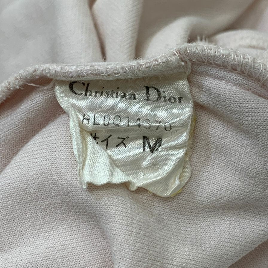クリスチャン ディオール コットン ナイトウェア Mサイズ ピンク Christian Dior 【AFB5】