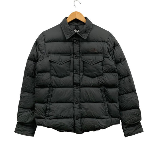 中古◆ザ ノースフェイス ダウンジャケット スタッフドシャツ ND91610 サイズM レディース グレー系 THE NORTH FACE 【AFB43】