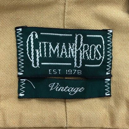 極美品◆ギットマン ヴィンテージ 長袖シャツ ボタンダウン アメリカ製 コットン メンズ カーキ サイズM GITMAN VINTAGE 【AFB9】