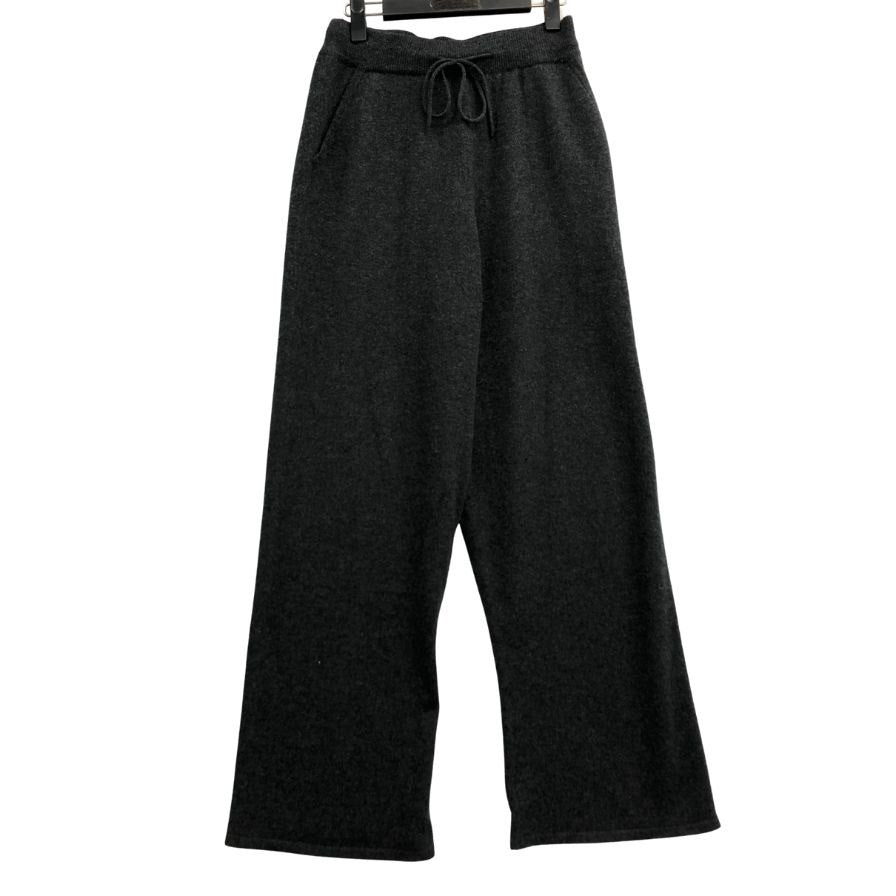 キャッシュ＆バルバ ワイドパンツ カシミヤ想定 ニット グレー サイズ不明 メンズ cash & barba 【AFB3】