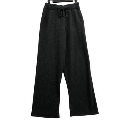 キャッシュ＆バルバ ワイドパンツ カシミヤ想定 ニット グレー サイズ不明 メンズ cash & barba 【AFB3】