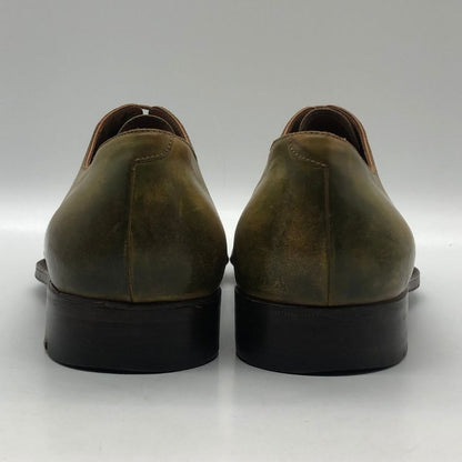 ベルルッティ パティーヌレザー ホールカット オルガ期 ライムグリーン系 サイズ6.5 メンズ Berluti 約25.0cm【PTM1】