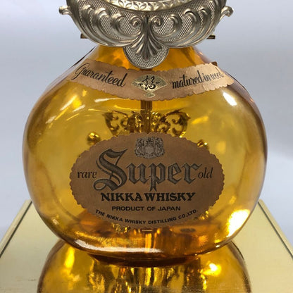 【稼働未確認】 ニッカウイスキー スーパーニッカ スイングクロック オブジェ ディスプレイ 置時計 NIKKA WHISKY【AFE13】【中古】