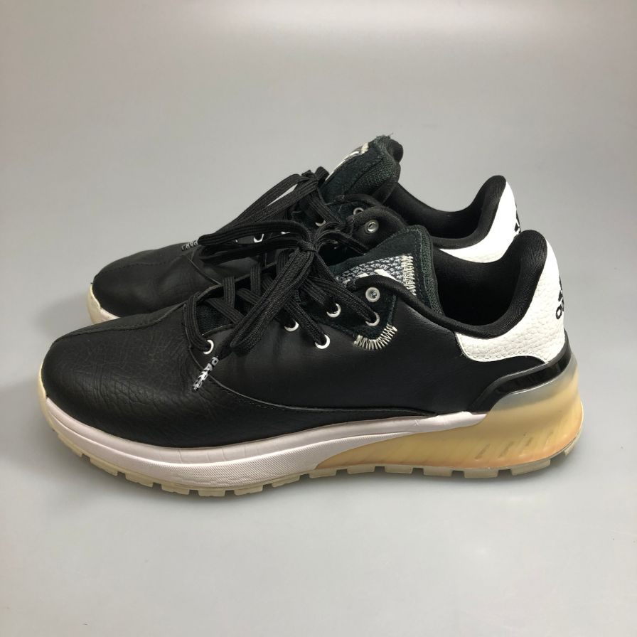 アディダス ゴルフシューズ レベルクロス スパイクレス ブラック メンズ サイズ25.5㎝ GX8972 ADIDAS【AFC32】【中古】