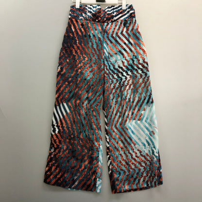 イッセイミヤケ 総柄 パンツ IM82FF522 マルチカラー サイズ3 レディース ISSEY MIYAKE 【AFB44】