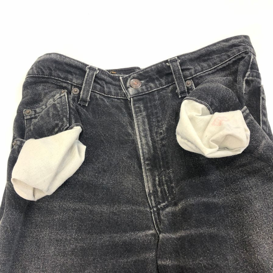 リーバイス デニム 560 90S ボタン裏585 USA製 ブラック メンズ W29 L34 LEVI’S 【AFB44】