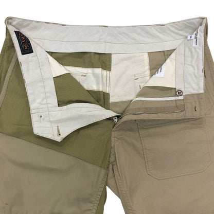 エンジニアードガーメンツ ビームス コラボ ショートパンツ クレイジーパターン MADE IN USA メンズ サイズ34 カーキ ENGINEERED GARMENTS BEAMS 【AFB8】