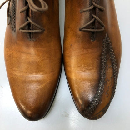 ベルルッティ レザーシューズ ラピエセルプリゼ カリグラフィ オルガ期 ブラウン サイズ 6 Berluti 約25.0cm【同梱不可】【AFC53】