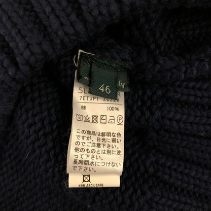 美品◆ザ ノーネ クルーネック メンズ ブラック サイズ46  Zanone 【AFA24】