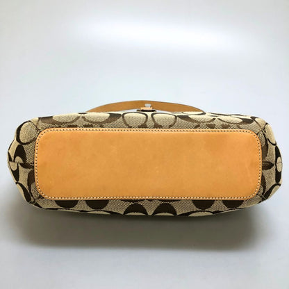 コーチ ハンドバッグ シグネチャー  キャンバス A04M6845 レディース ブラウン COACH【AFE3】