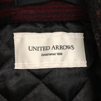 美品◆ユナイテッドアローズ ダッフル チェスター コート  1125-699-5766 チェック柄 L サイズ UNITED ARROWS 【AFA9】
