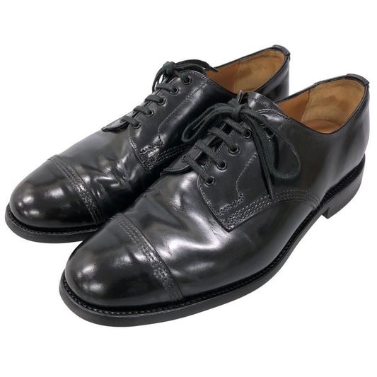 サンダース レザーシューズ ミリタリーダービー 1128B ブラック サイズ7.5 メンズ 革靴 Sanders Military Derby Shoe ビジネスシューズ 約26.0cm【LA】【中古】