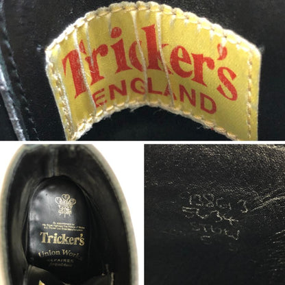 トリッカーズ 5634 ストゥー ウィングチップ メンズ サイズ 5 ブラック Trickers 約24.0cm【AFD9-2】