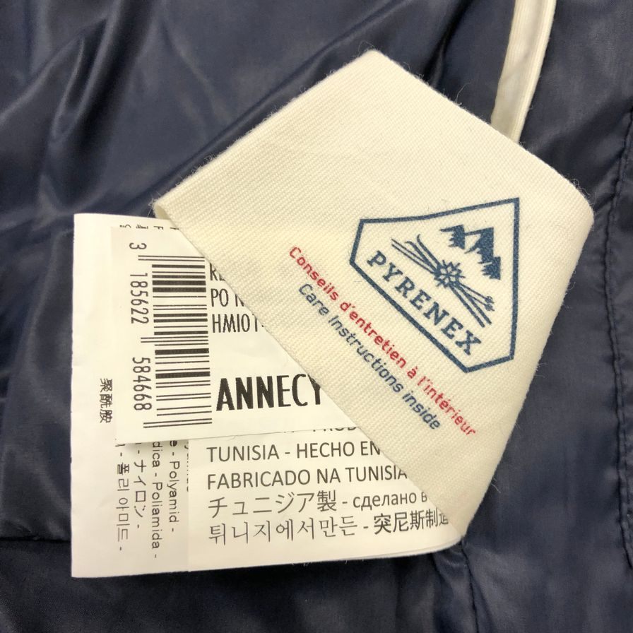 中古◆ピレネックス ダウンジャケット ANNECY FUR ネイビー メンズ サイズJP XS  PYRENEX 【AFA2】